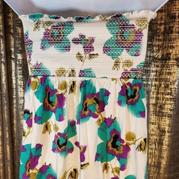 Duo Maternity Floral Convertible Top Size Large - Picture 3 of 9